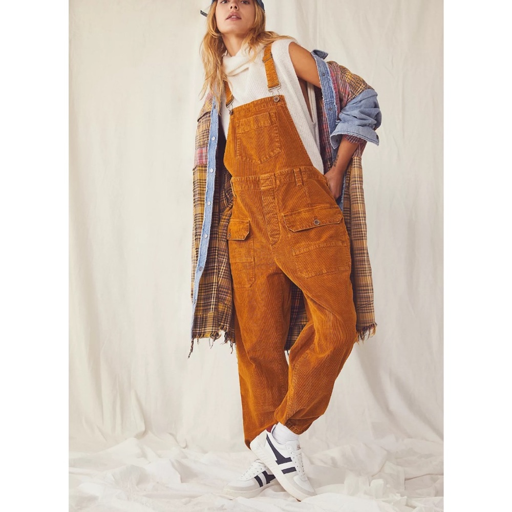 Free People Iris Cord Overall